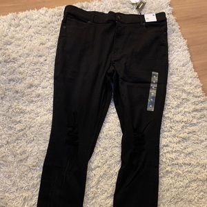 Express NWT black ripped jeans